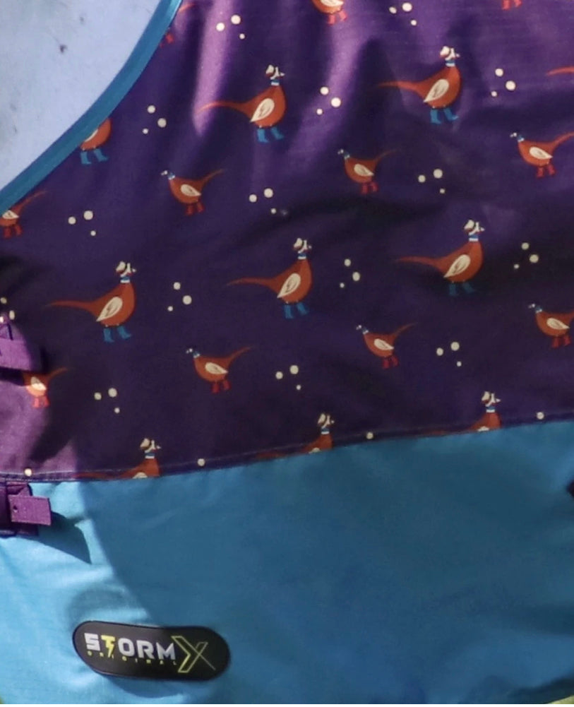 HY StormX 100 g Turnout Rug “ Patrick The Pheasant “
