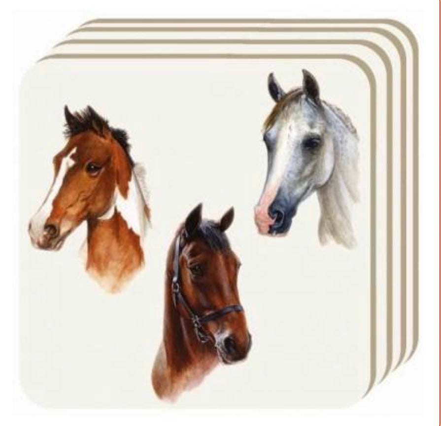 Grays Horse Portrait Table Mats & Coasters Set