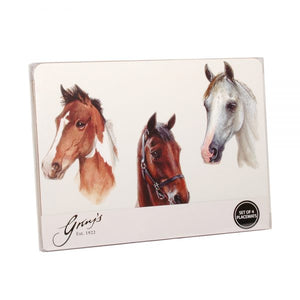 Grays Horse Portrait Table Mats & Coasters Set