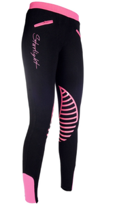 HKM Starlight Silicone Knee Patch Breeches